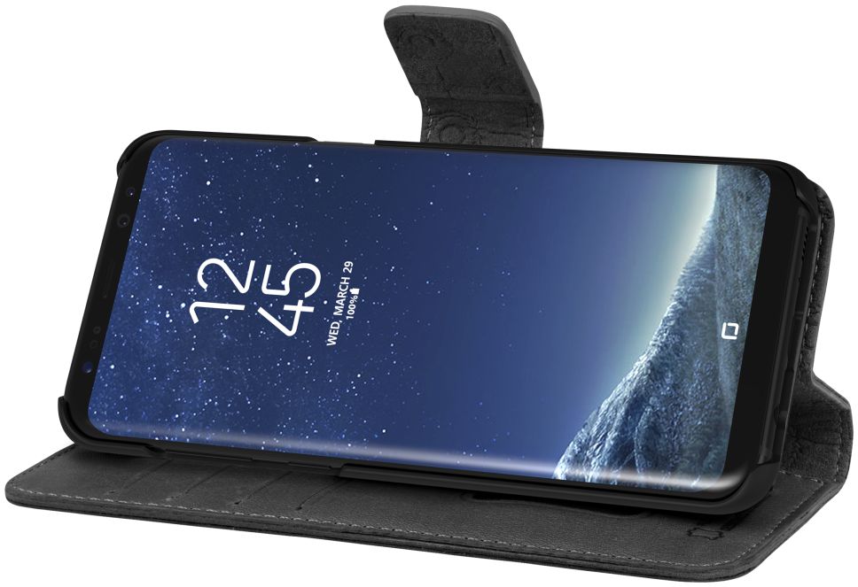 Bugatti Zurigo Portemonnee Hoesje Samsung Galaxy S8 Zwart afbeelding 3