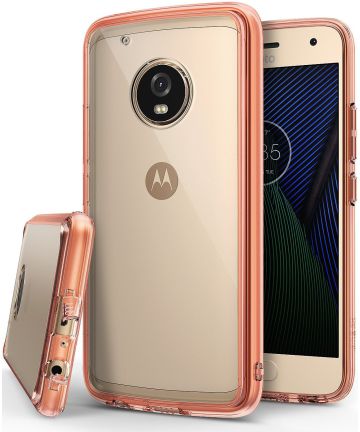 Ringke Fusion Motorola Moto G5 Plus Roze Goud Hoesjes