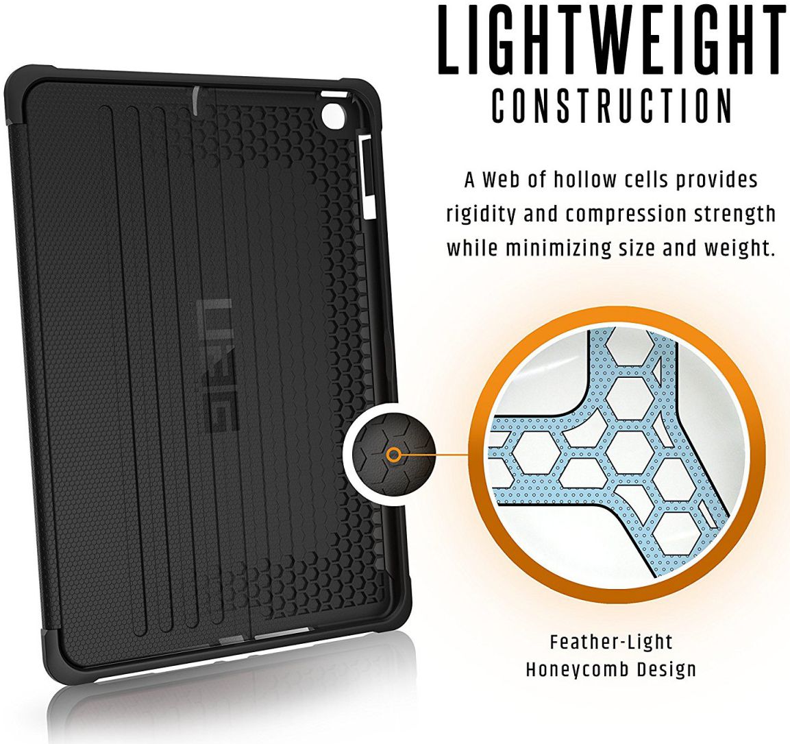 UAG Metropolis Case Apple iPad 2017 / 2018 / Air / Air 2 Midnight afbeelding 7
