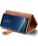 Samsung Galaxy S8 Plus Echt Leren Jumbo Portemonnee Hoesje Bruin