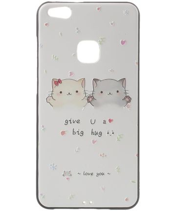 Huawei P10 Lite TPU Back Cover Cats Hoesjes