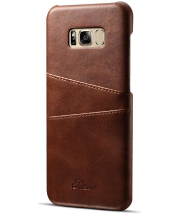 Samsung Galaxy S8 Hard Cover Bruin Hoesjes