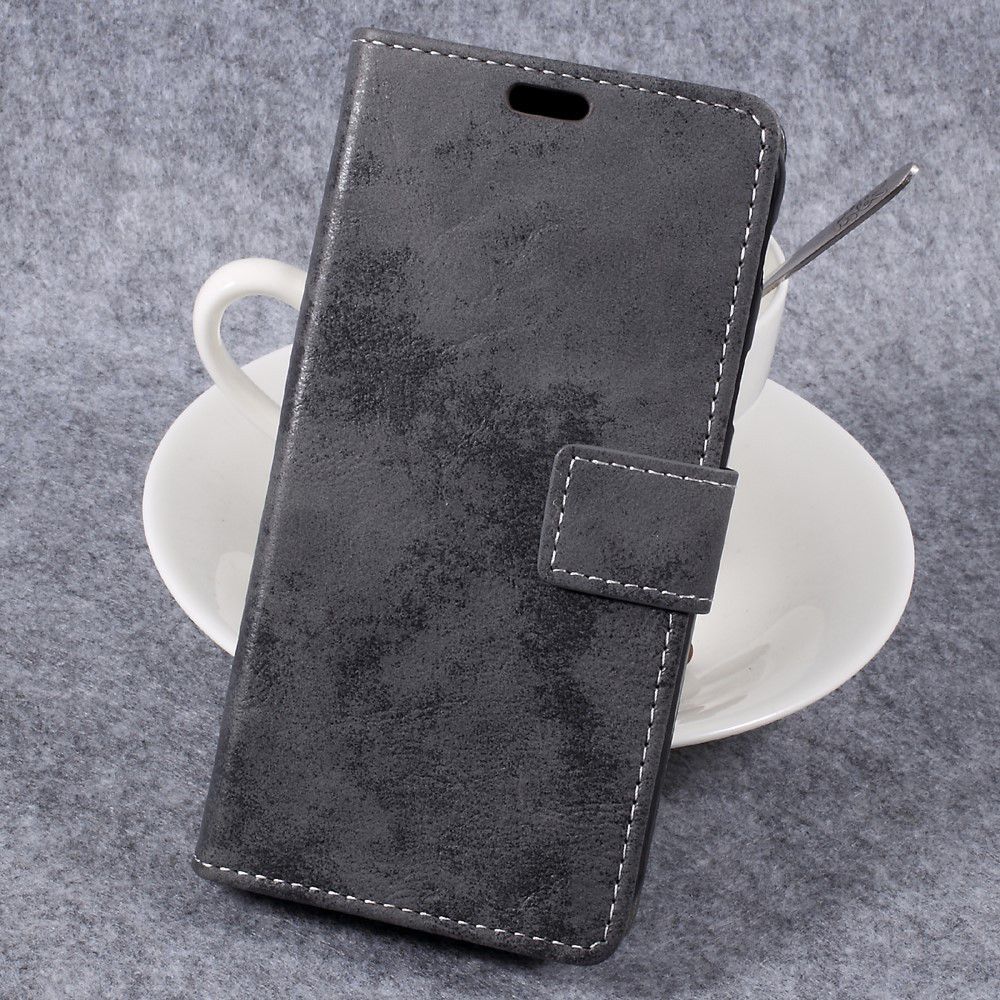 Vintage Bookcase voor uw Samsung Galaxy Xcover 4/4s Grijs afbeelding 1