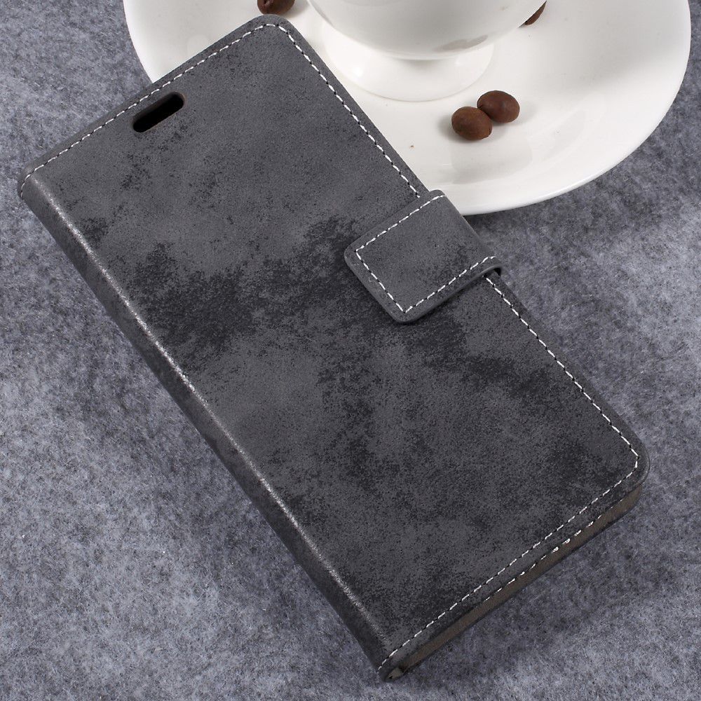 Vintage Bookcase voor uw Samsung Galaxy Xcover 4/4s Grijs afbeelding 4