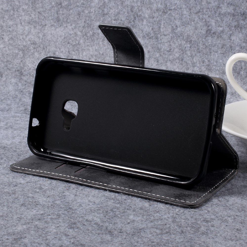 Vintage Bookcase voor uw Samsung Galaxy Xcover 4/4s Grijs afbeelding 7