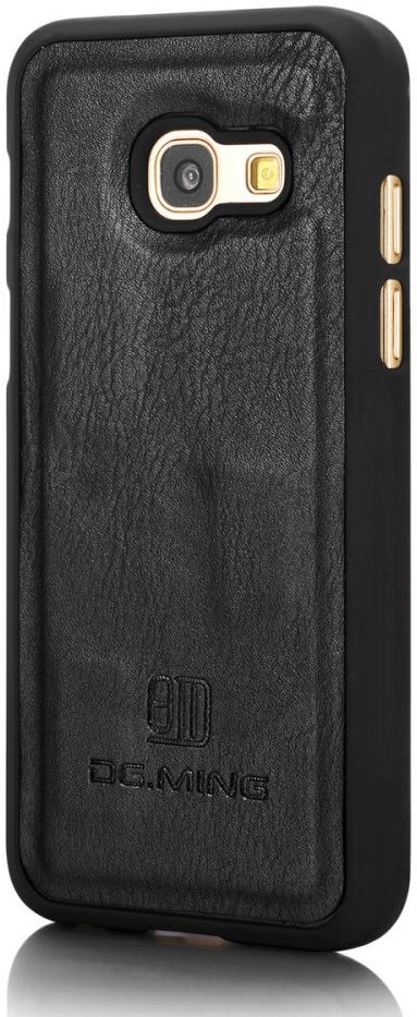 Samsung Galaxy A3 (2017) Echt Leren Portemonnee Hoesje Zwart afbeelding 12
