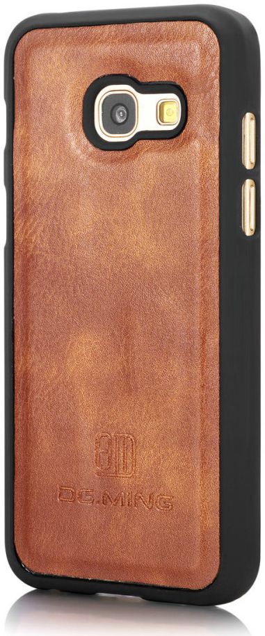 Samsung Galaxy A3 (2017) Echt Leren Portemonnee Hoesje Bruin afbeelding 14