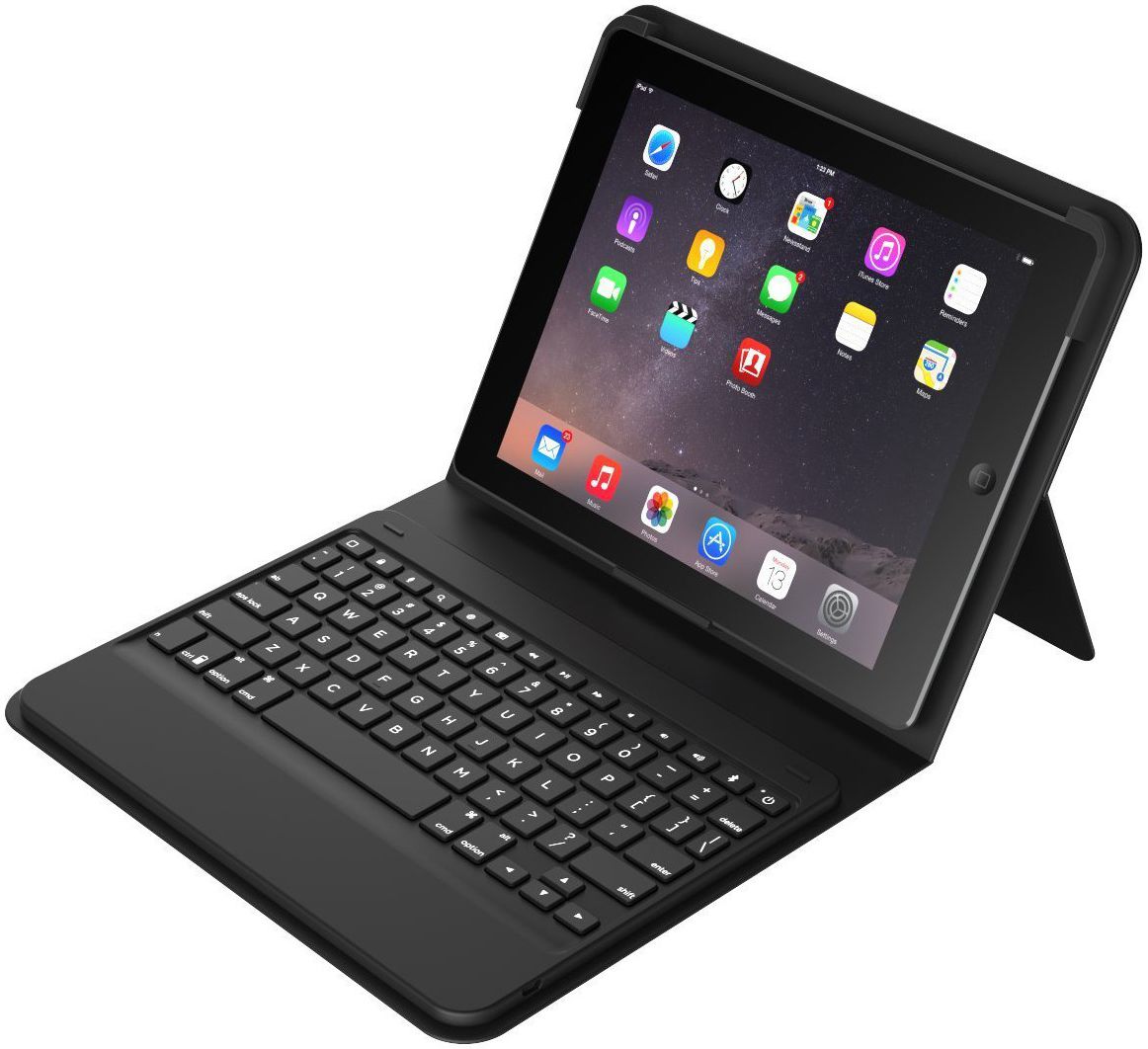 ZAGG Messenger Folio Keyboard Case iPad Air/Air 2/iPad 2017 Zwart afbeelding 2