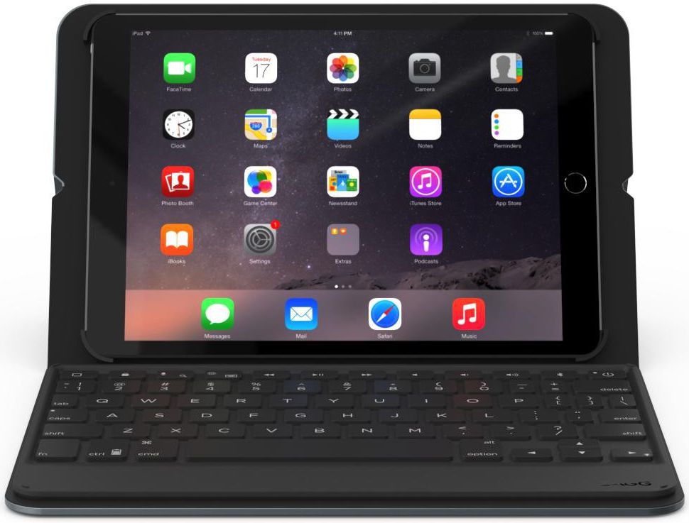 ZAGG Messenger Folio Keyboard Case iPad Air/Air 2/iPad 2017 Zwart afbeelding 4