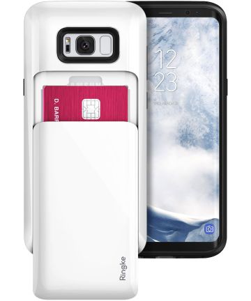 Ringke Access Wallet Case Samsung Galaxy S8 Hoesje Wit Hoesjes