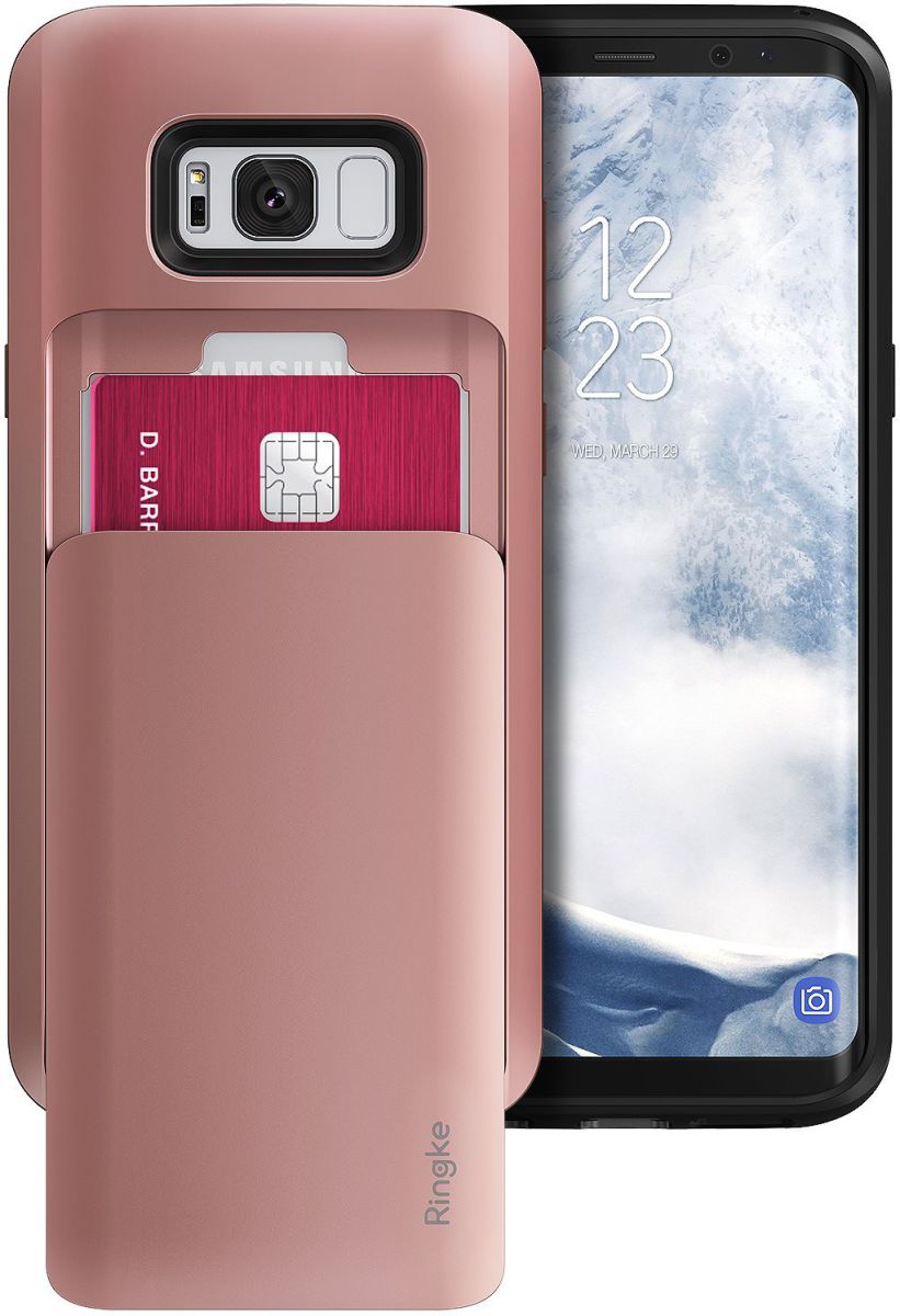 Ringke Access Wallet Case Samsung Galaxy S8 Hoesje Rose Gold afbeelding 1