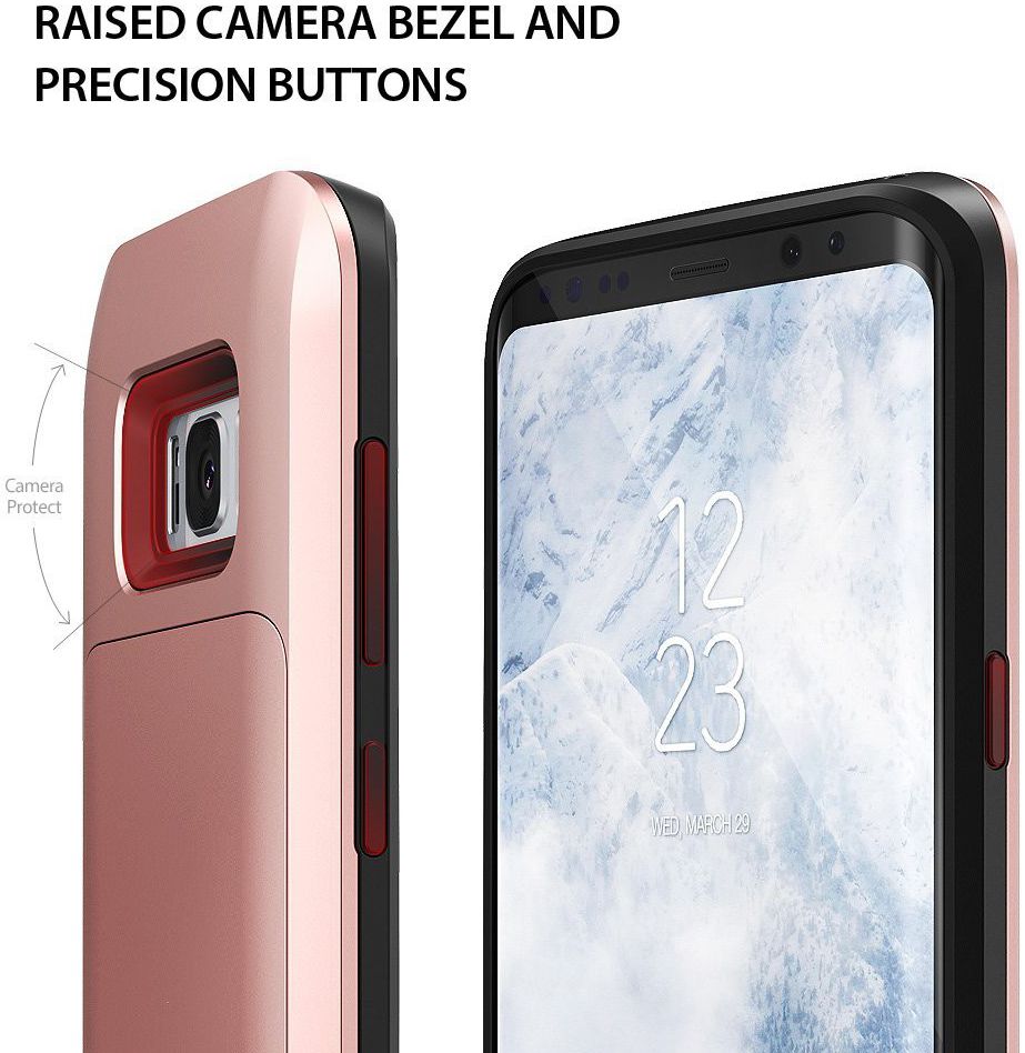 Ringke Access Wallet Case Samsung Galaxy S8 Hoesje Rose Gold afbeelding 2