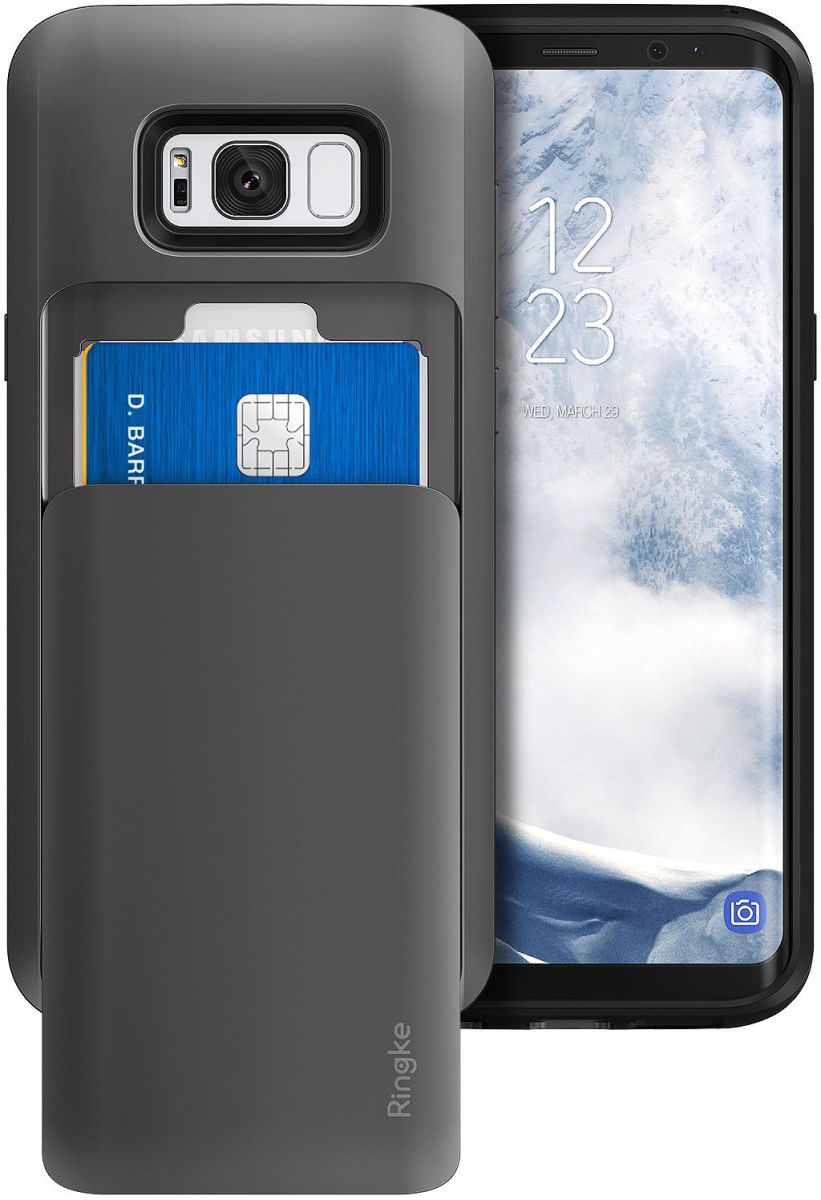 Ringke Access Wallet Case Samsung Galaxy S8 Hoesje Gunmetal afbeelding 1