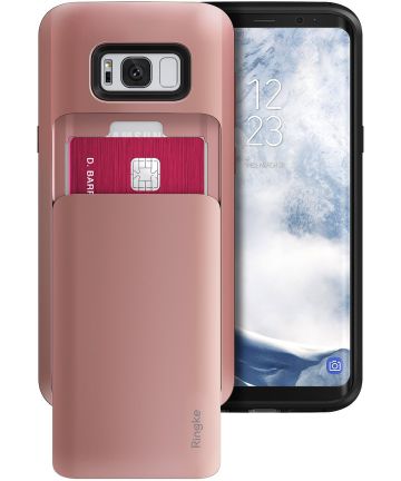 Ringke Access Wallet Case Samsung Galaxy S8 Plus Hoesje Roze Hoesjes