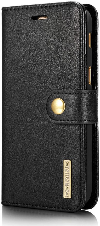 Samsung Galaxy A5 (2017) Echt Leren Portemonnee Hoesje Zwart afbeelding 11