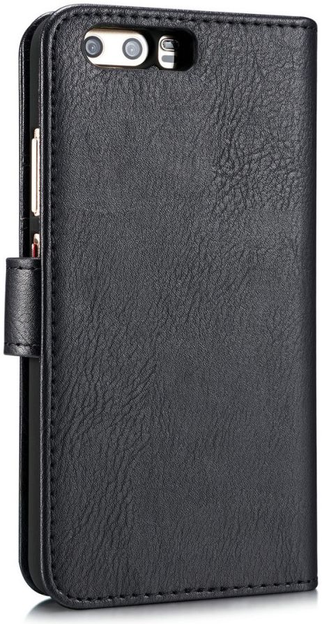Huawei P10 Plus Echt Leren Portemonnee Hoesje Zwart afbeelding 12