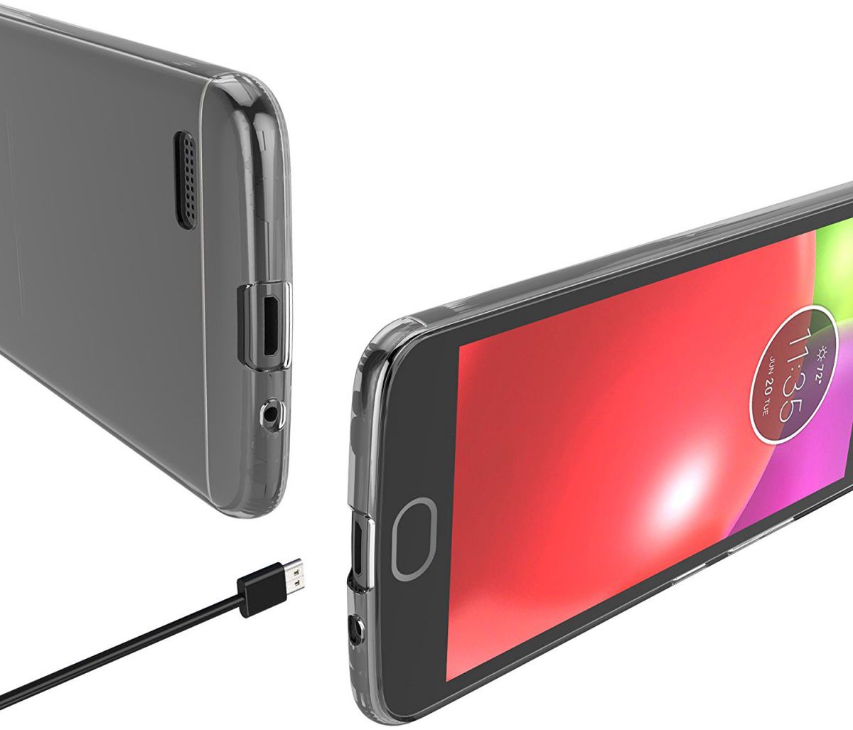 Motorola Moto E4 Transparant Hoesje afbeelding 5