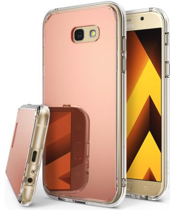 Ringke Mirror Samsung Galaxy A3 (2017) Roze Goud Hoesjes
