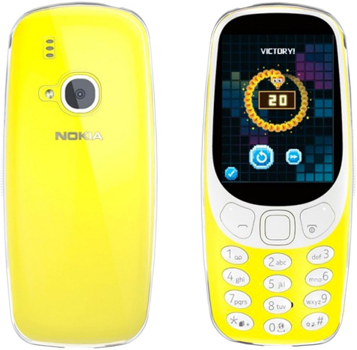 Nokia 3310 2017 Transparant Hoesje afbeelding 2
