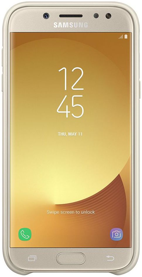 Samsung Dual Layer Cover Galaxy J3 (2017) Goud afbeelding 3