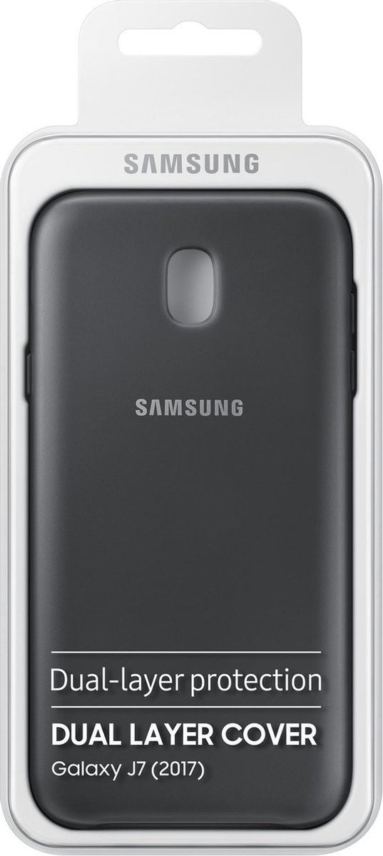 Samsung Dual Layer Cover Galaxy J7 (2017) Zwart afbeelding 3