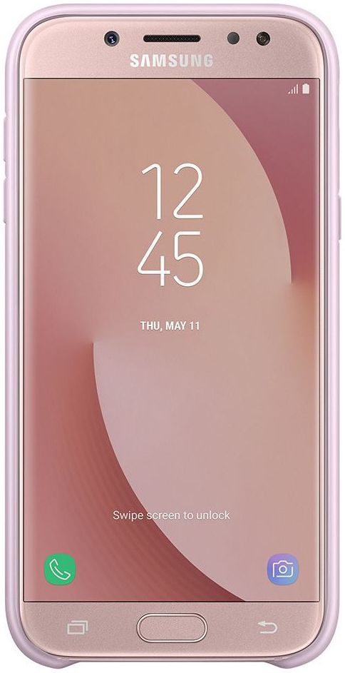 Samsung Dual Layer Cover Galaxy J7 (2017) Roze afbeelding 2
