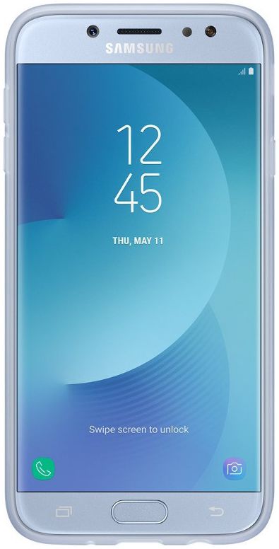 Samsung Jelly Cover Galaxy J7 (2017) Blauw afbeelding 2