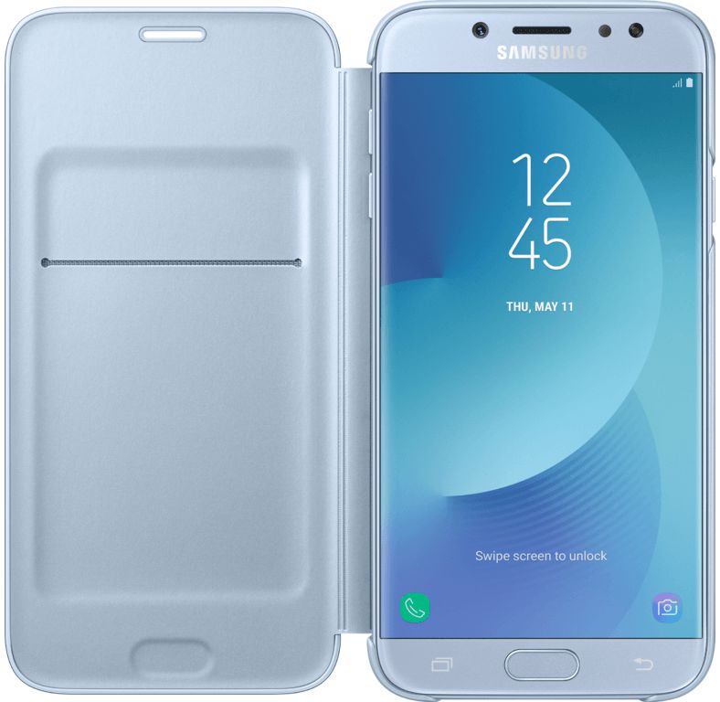 Samsung Galaxy J7 (2017) Wallet Case Blauw afbeelding 1