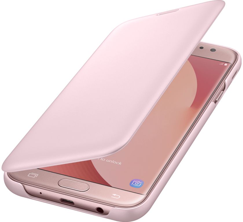 Samsung Galaxy J7 (2017) Wallet Case Roze afbeelding 2