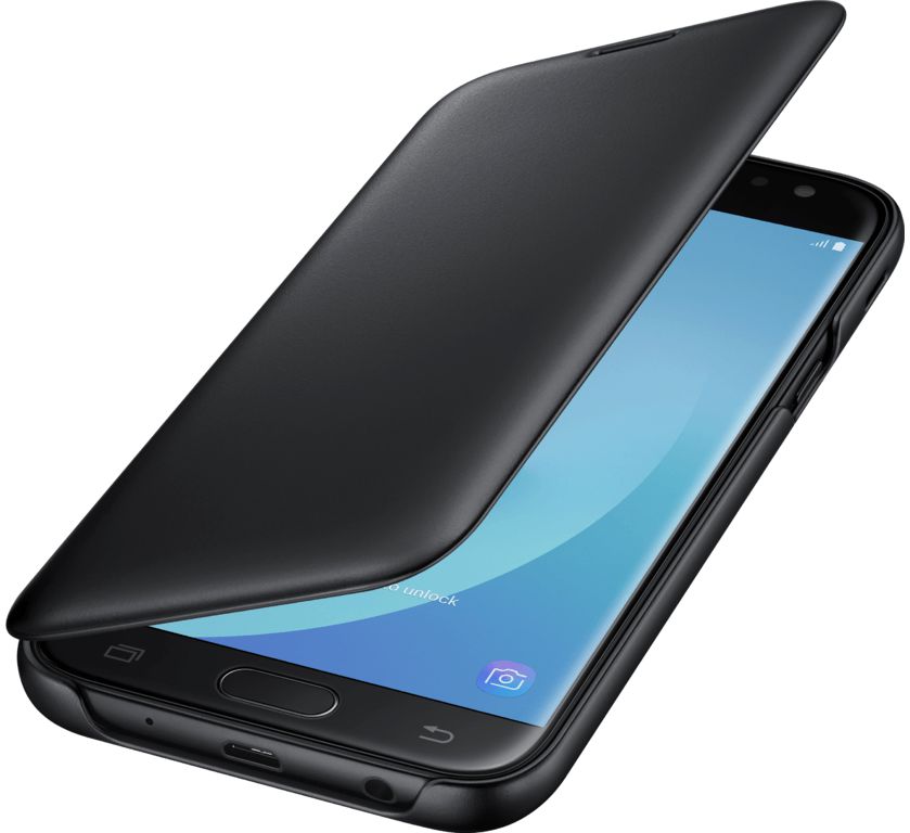 Samsung Galaxy J5 (2017) Wallet Case Zwart afbeelding 2