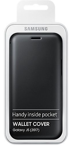 Samsung Galaxy J5 (2017) Wallet Case Zwart afbeelding 4