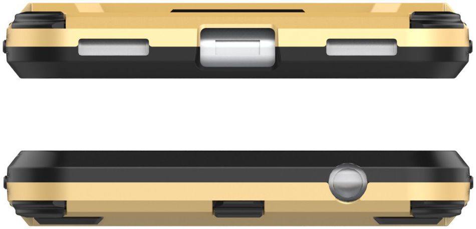 Huawei Y6 (2017) Hybride Kickstand Cover Goud afbeelding 5