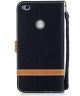 Huawei P8 Lite (2017) Portemonnee Hoesje met Houder Zwart