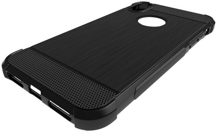 Apple iPhone X Zwart Hoesje Backcover TPU afbeelding 4