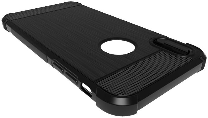 Apple iPhone X Zwart Hoesje Backcover TPU afbeelding 5
