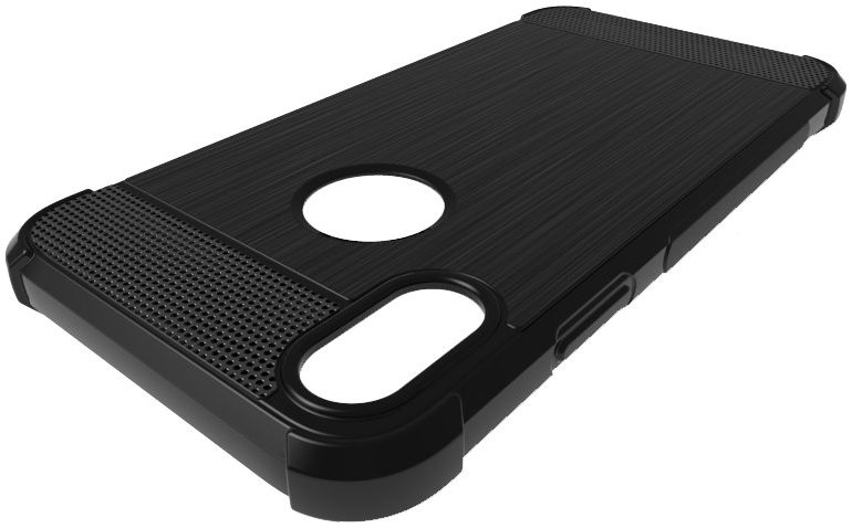 Apple iPhone X Zwart Hoesje Backcover TPU afbeelding 6