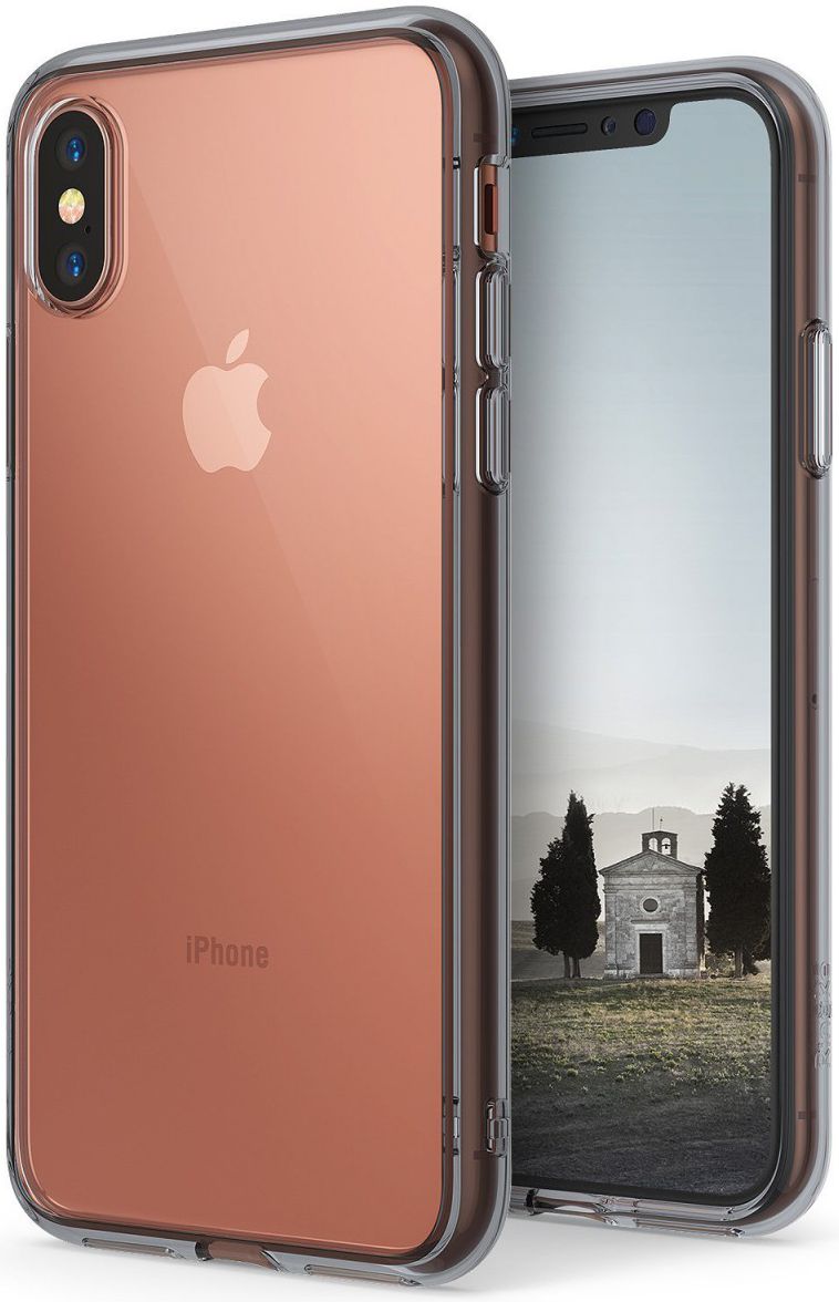 Ringke Fusion iPhone X Hoesje Doorzichtig Smoke Black afbeelding 12