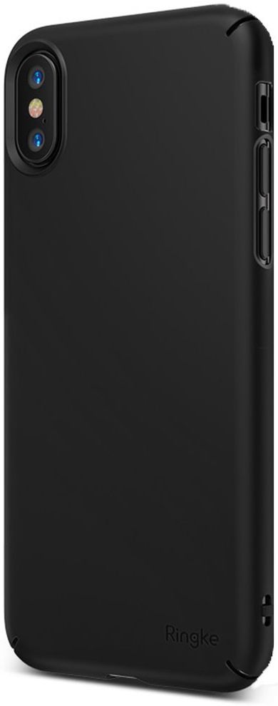 Ringke Slim Apple iPhone X Ultra Dun Hoesje Zwart afbeelding 1