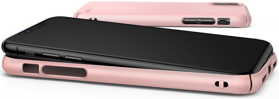 Ringke Slim Apple iPhone X Ultra Dun Hoesje Zwart afbeelding 8