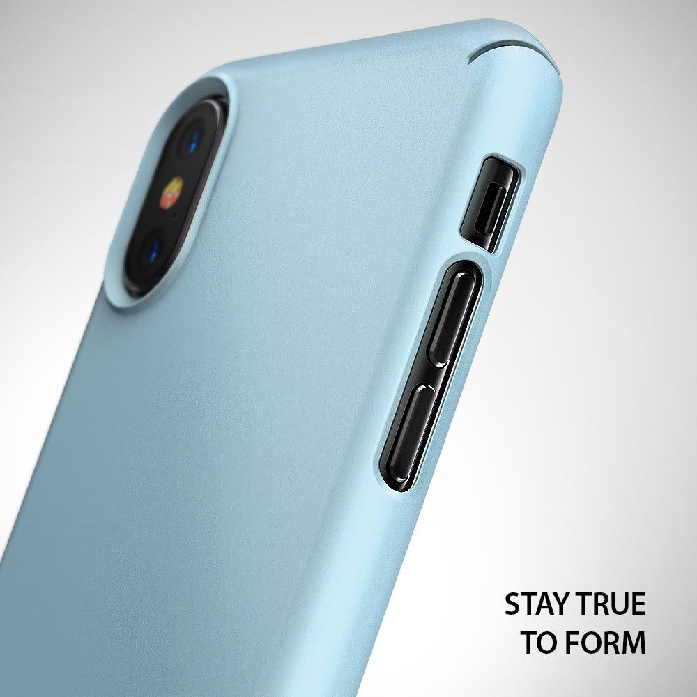 Ringke Slim Apple iPhone X Ultra Dun Hoesje Zwart afbeelding 9