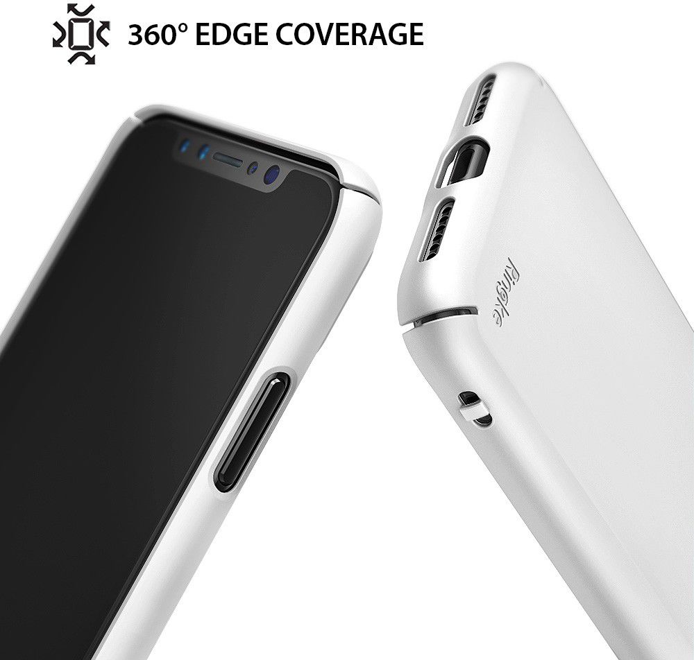 Ringke Slim Apple iPhone X Ultra Dun Hoesje Zwart afbeelding 10