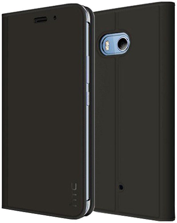 HTC U11 C1322 Flip Hoesje Grijs afbeelding 3