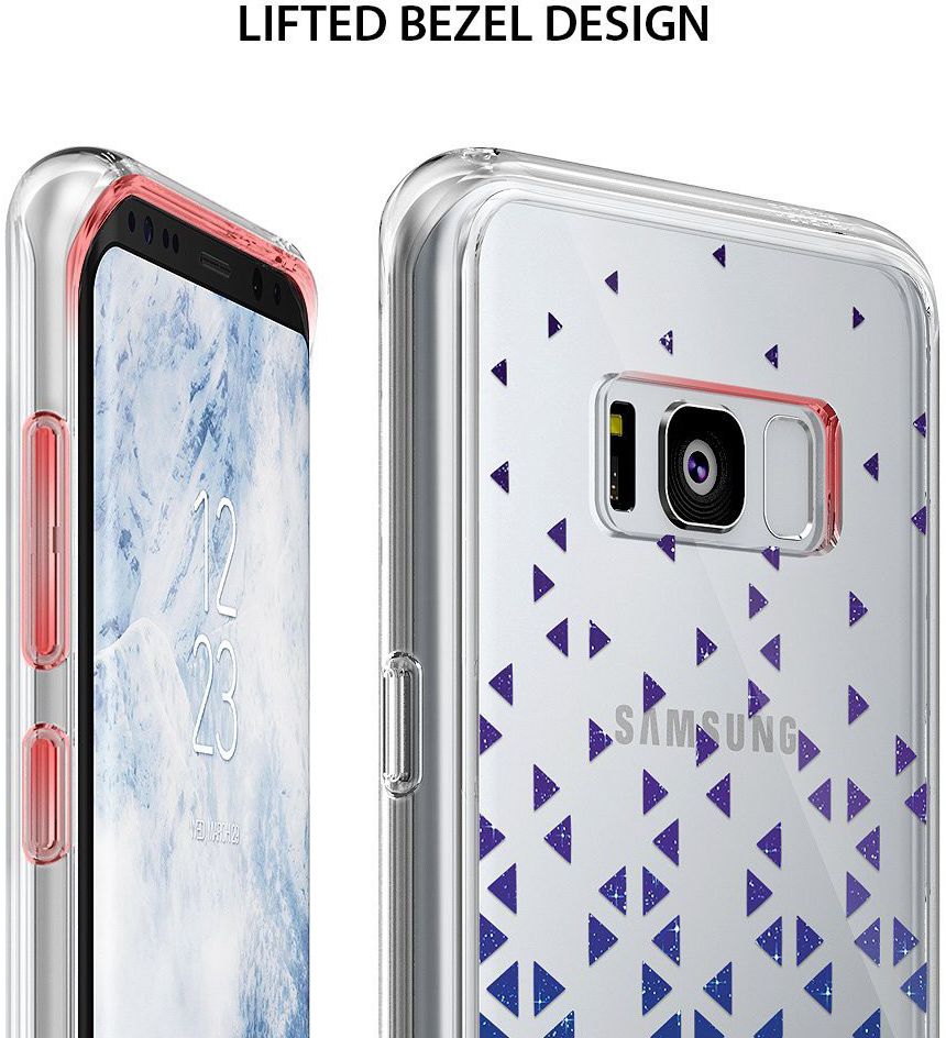 Samsung Galaxy S8 Ringke Fusion Design Stargaze Waterfall Transparant afbeelding 2