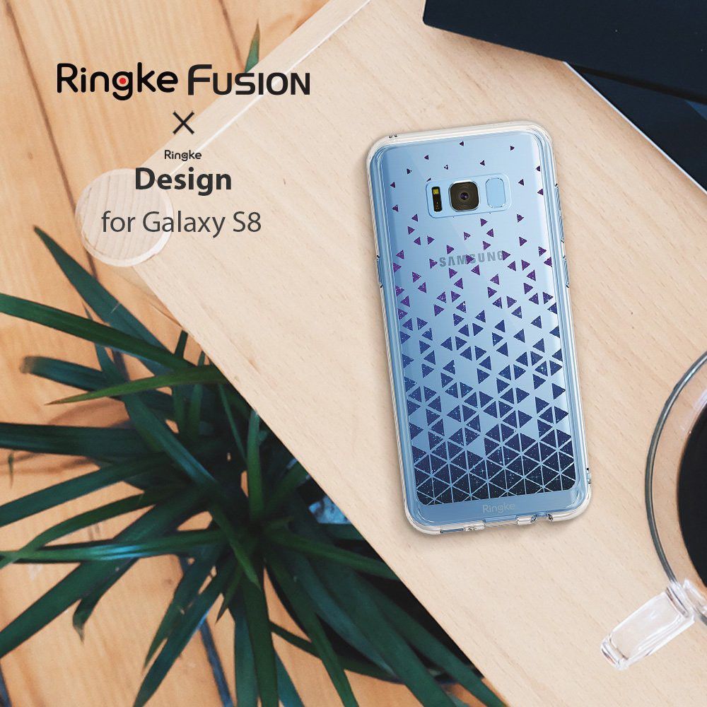 Samsung Galaxy S8 Ringke Fusion Design Stargaze Waterfall Transparant afbeelding 5