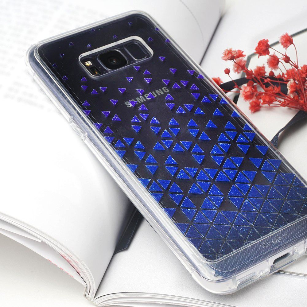 Samsung Galaxy S8 Ringke Fusion Design Stargaze Waterfall Transparant afbeelding 6