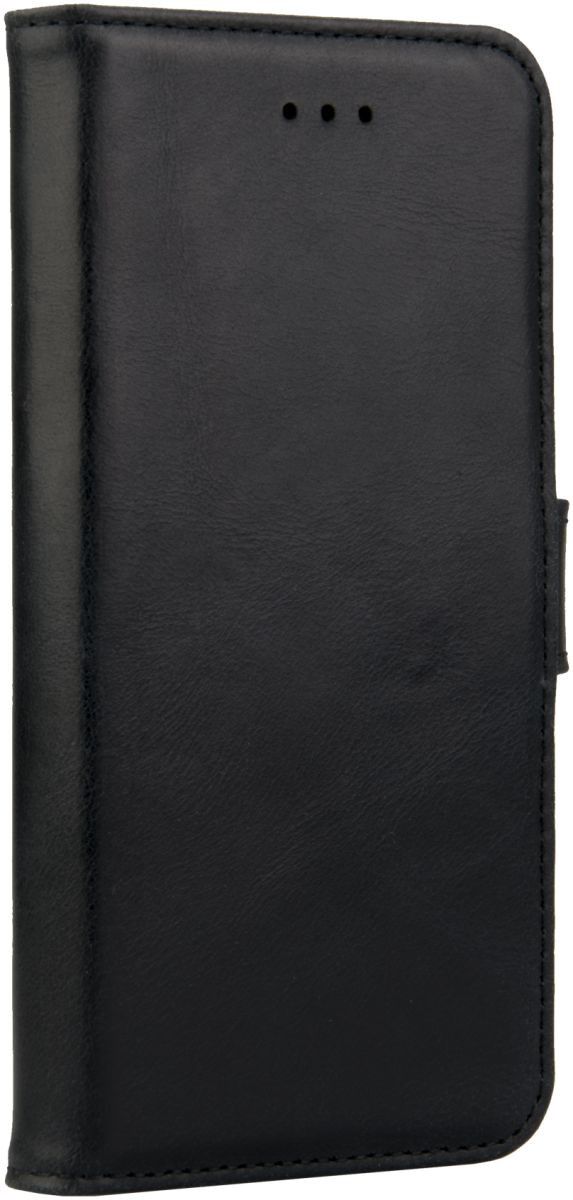 Rosso Deluxe OnePlus 5 Hoesje Echt Leer Pasjes Book Case Zwart afbeelding 5