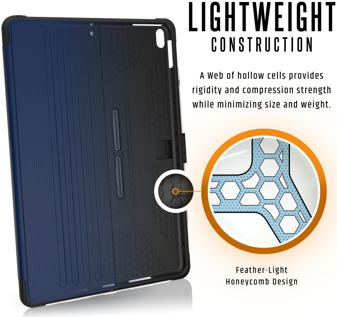 UAG iPad Air 2019 / iPad Pro 10.5 (2017) Hoes Metropolis Blauw afbeelding 5
