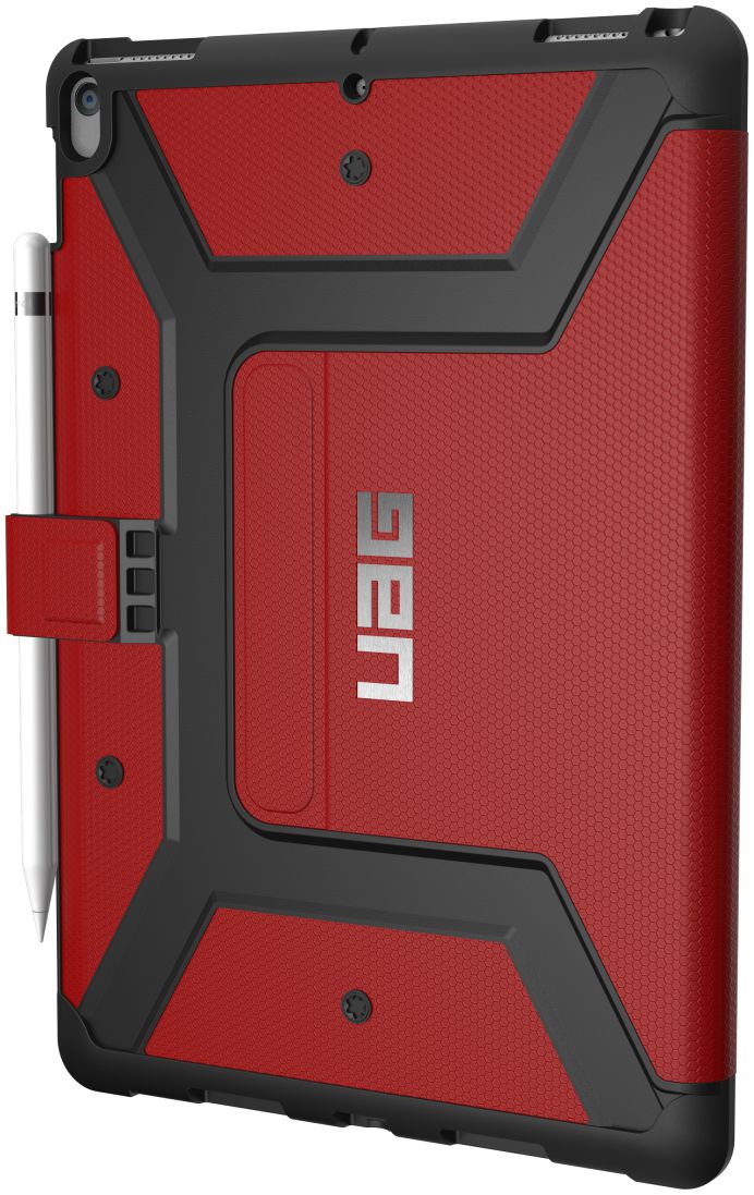 Urban Armor Gear Metropolis iPad Air 2019 / Pro 10.5 2017 Hoes Rood afbeelding 8