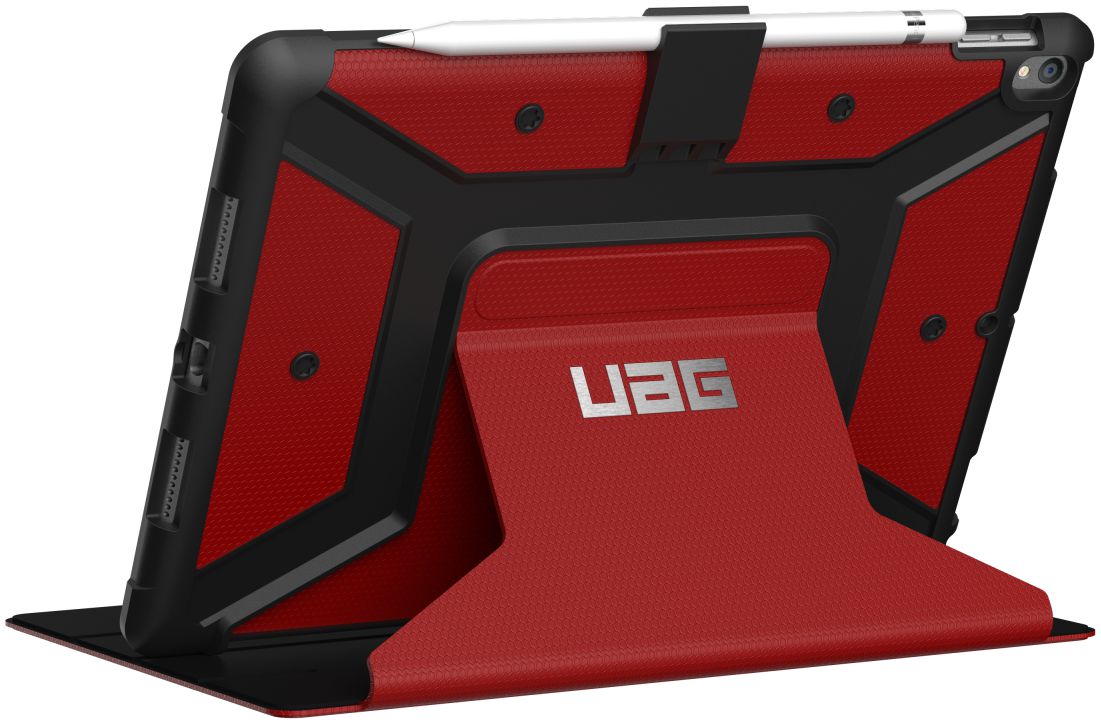 Urban Armor Gear Metropolis iPad Air 2019 / Pro 10.5 2017 Hoes Rood afbeelding 12