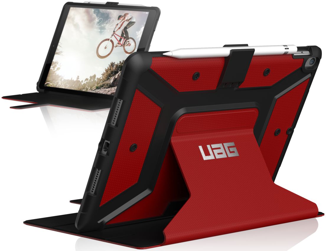 Urban Armor Gear Metropolis iPad Air 2019 / Pro 10.5 2017 Hoes Rood afbeelding 1